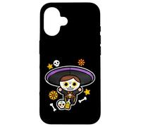 Carcasa para iPhone 16 Hispanic Siesta Pride Cinco de Mayo Tequila Mariachi Charro