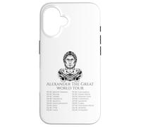 Carcasa para iPhone 16 Historia Griega clásica - Alejandro Magno World Tour