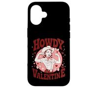 Carcasa para iPhone 16 Hola Valentine Retro Cowgirl Western Sweetheart