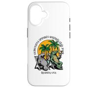 Carcasa para iPhone 16 Homosassa Springs State Park Manatí Diseño de cocodrilo