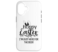 Carcasa para iPhone 16 Hoppy Easter Sign,Some Bunny Needs Beer Easter Drinking Hour