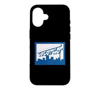 Carcasa para iPhone 16 Horizonte de Toronto Tipografía Urbana Canadá Toronto Pride Retro