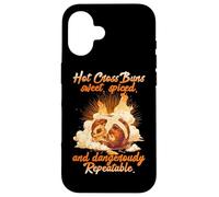Carcasa para iPhone 16 Hot Cross Buns Sweet Spiced and Dangerously Repeatable