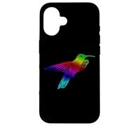 Carcasa para iPhone 16 Hummingbird Bird Watcher Flower Wildlife Nature Nectar
