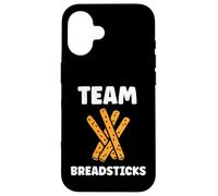 Carcasa para iPhone 16 Humor Small Bread Breadstick Simple Team Breadsticks