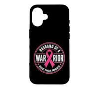 Carcasa para iPhone 16 Husband of A Warrior Breast Cancer Awareness