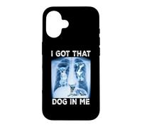 Carcasa para iPhone 16 I Got That Dog in Me Dog Xray Meme Funny Dog Chihuahua