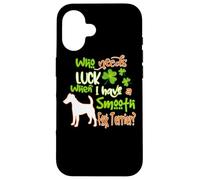 Carcasa para iPhone 16 I Have A Smooth Fox Terrier Dog Lucky Funny St Patricks Day