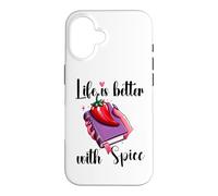 Carcasa para iPhone 16 I Like My Books Spicy Book Merch,Life is Better with Spice