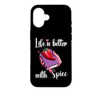 Carcasa para iPhone 16 I Like My Books Spicy Romance Book Life is Better with Spice
