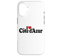 Carcasa para iPhone 16 I Love Heart Cote D'AZUR LA Riviera Francesa Niza MÓNACO