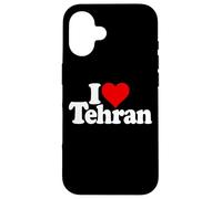 Carcasa para iPhone 16 I Love Heart Teheran City IRÁN