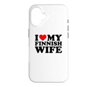 Carcasa para iPhone 16 I Love My Finnish Wife