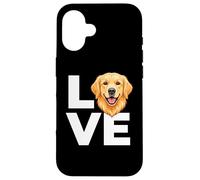 Carcasa para iPhone 16 I Love My Golden Retriever Dog Lover Dueño de Mascotas