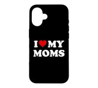 Carcasa para iPhone 16 I Love My Moms Gay Pride Two Moms Are Better Than One Mother