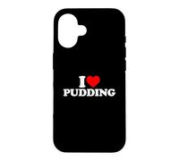 Carcasa para iPhone 16 I Love Pudding