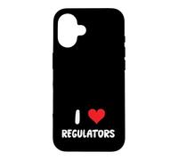 Carcasa para iPhone 16 I Love Regulators - Normas de Regulación Cumplimiento Auditoría de Riesgos
