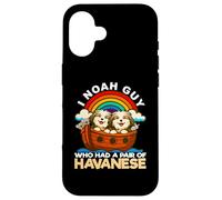 Carcasa para iPhone 16 I Noah Guy Que tenía un par de Perros Havanese Noah's Ark