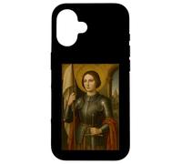 Carcasa para iPhone 16 Icono católico de Santa Juana de Arco
