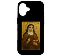 Carcasa para iPhone 16 Icono católico Romano de Santa Edith Stein