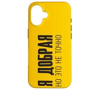 Carcasa para iPhone 16 ¡I'm Nice! Pero No Es Seguro Ruso Rusia Rusos