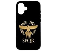 Carcasa para iPhone 16 Imperio Romano República SPQR Águila Aquila Pilar Corona de