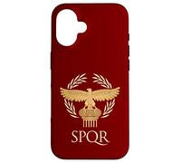 Carcasa para iPhone 16 Imperio Romano República SPQR Águila Aquila Pilar Corona de