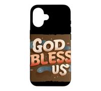 Carcasa para iPhone 16 Increíble Disfraz de Dios Nos Bendiga para los Amantes del Habla