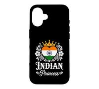 Carcasa para iPhone 16 Indian Princess India Flag Proud Indian Girl