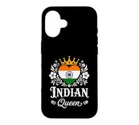 Carcasa para iPhone 16 Indian Queen India Flag Proud Indian Woman