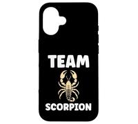 Carcasa para iPhone 16 Insect Scorpion Animals arachnids Simple Team Scorpion