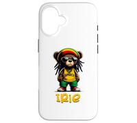 Carcasa para iPhone 16 IRIE Osito de Peluche Jamaica Rasta raíces Reggae