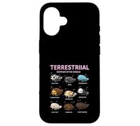 Carcasa para iPhone 16 Isopodos Tipos Terrestres Dairy Cow Zebra Cubaris