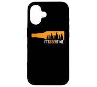 Carcasa para iPhone 16 It's Beer Time Cool Beer Funny Drinking Beer Lover