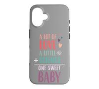 Carcasa para iPhone 16 IVF Bebé Matemáticas Ecuación Lindo Infertilidad Embabies