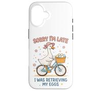 Carcasa para iPhone 16 IVF Mom Sorry I'm Late Retrieving My Eggs