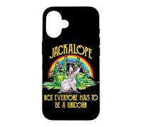 Carcasa para iPhone 16 Jackalope Not Everyone Has To Be A Unicorn Rainbow Camping