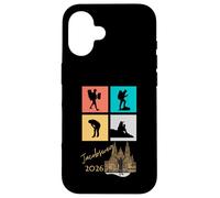 Carcasa para iPhone 16 Jacobsweg 2026 Diseño de Fases del Peregrino del Camino de Santiago