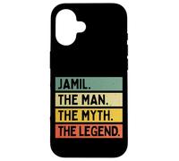 Carcasa para iPhone 16 Jamil The Man The Myth The Legend - Cita Personalizada Divertida