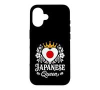 Carcasa para iPhone 16 Japanese Queen Japan Flag Proud Japanese Woman