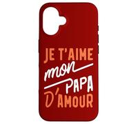 Carcasa para iPhone 16 Je Suis un Super Papa d’Amour