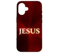 Carcasa para iPhone 16 Jesus: Christian Faith Glowing Name of Christ Resurrection