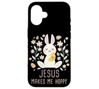 Carcasa para iPhone 16 Jesus Makes Me Hoppy - Girls & Women Easter Christian Faith