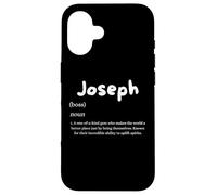Carcasa para iPhone 16 Joseph Definition Personalized Name Custom Costume For Joes