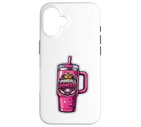 Carcasa para iPhone 16 Juegos Divertidos para Amantes de los Juegos de Arcade Pinball Princess Machines