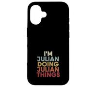 Carcasa para iPhone 16 Julian Name Julian Personalized Name First Given