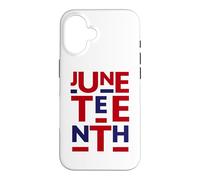 Carcasa para iPhone 16 Juneteenth Is My Independence Day 1865 4 de Julio 4 Bandera de Estados Unidos