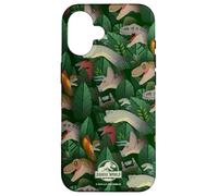 Carcasa para iPhone 16 Jurassic World Dinosaurs in The Wild All-Over Print