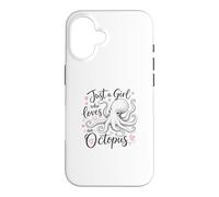 Carcasa para iPhone 16 Just a Girl Who Loves an Octopus Cute Octopus