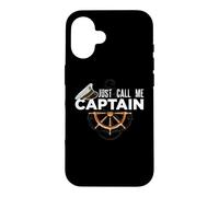 Carcasa para iPhone 16 Just Call Me Captain - Boating Sailor - Anchor Boat Sailing
